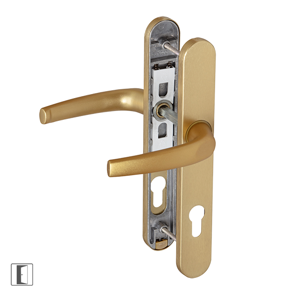Venus PVC Door Handle 36/200/85 Spring Anodized Coated + Breakable ...